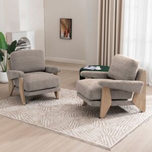 كرسي مفرد روفانس - بني