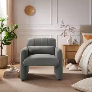 كرسي مفرد فيردي - رمادي