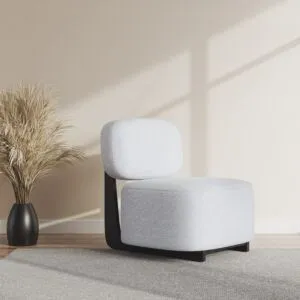 كرسي مفرد ساهو - ابيض