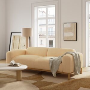 كنبة ثلاثية بوكليه مولار - بني