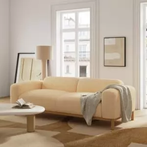 كنبة ثلاثية بوكليه مولار - بني