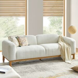 كنبة ثلاثية بوكليه مولار - ابيض