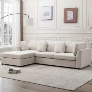 كنب زاوية مايسون - بيج