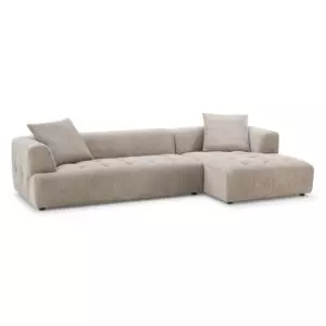 كنب زاوية بوكليه روزيتا - بني فاتح