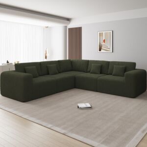 كنب زاوية بوكليه لافيتا - اخضر