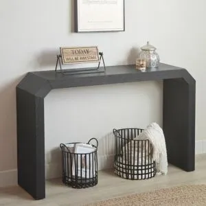 كونسول خشب ألفريد - اسود