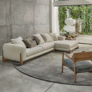 Diego Corner Sofa - Two Pieces - Off White