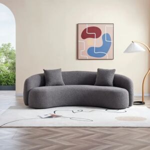 كنبة نوفيرا - 3 مقاعد - رمادي