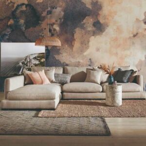 Latrell Corner Sofa - Two Pieces - Beige