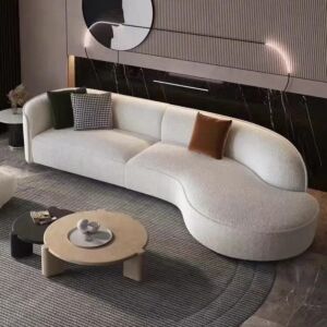 Olivia Corner Sofa - Two Pieces - Beige