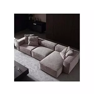 كنب زاوية جراند غاتسبي - 3 قطع - بيج