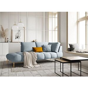 اريكة استرخاء ديلورا - 3 مقاعد - ازرق فاتح