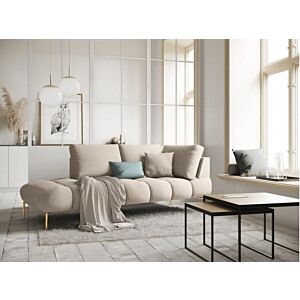 كنبة ديلورا - 3 مقاعد - بيج