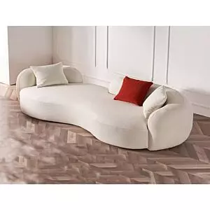 كنبة بينارا - 3 مقاعد - أوف وايت