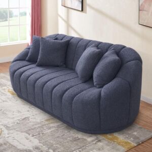 كنبة ميران - 3 مقاعد - ازرق غامق