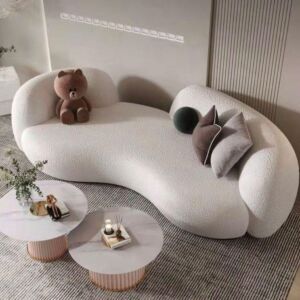 كنبة كوستا - 4 مقاعد - أبيض