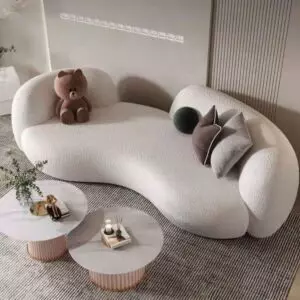 كنبة كوستا - 4 مقاعد - أبيض