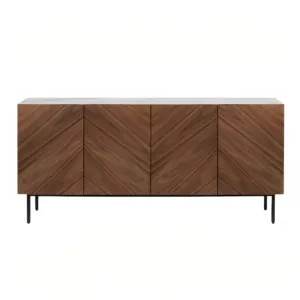 طاولة بوفيه مينو - بني