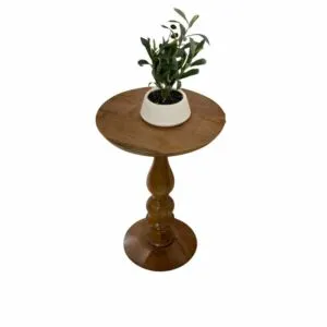 طاولة جانبية همبيل - بني