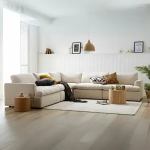 كنب زاوية حرف L مورانو - بيج