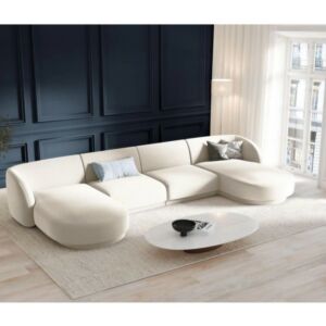 كنب زاوية فاندال شكل حرف U