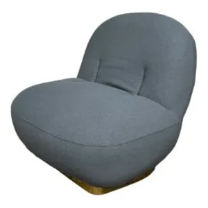 كرسي مفرد همستر - رمادي