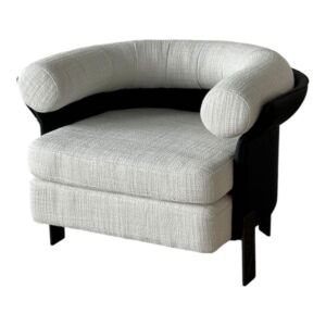 كرسي مفرد سولد قماش و جلد