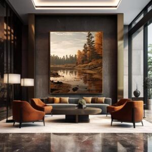 لوحة فنية ديكورية لوكان