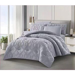 طقم لحاف صيفي ارلي - رمادي