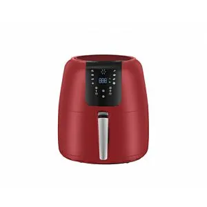 جي في سي برو قلايه صحيه بدون زيت 9 لتر - احمر