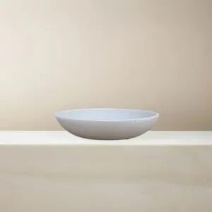 تحفة ديكور طبق الكانلي - ابيض