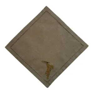 منديل سفرة ستاج - بني وذهبي