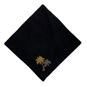 منديل سفرة نخيل - اسود ومتعدد الالوان