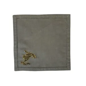منديل سفرة تايجر - رمادي ومتعدد الالوان