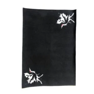 قاعدة صحون مطرز اوموت - اسود ومتعدد الالوان