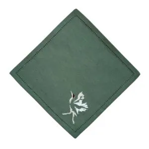 منديل طاولة مطرز اريا - اخضر ومتعدد الالوان