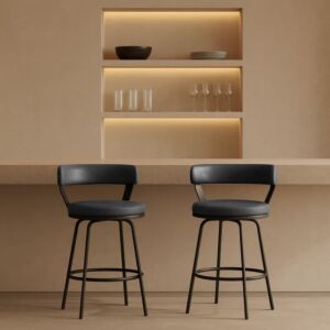 كرسي مرتفع افيون - رمادي غامق واسود