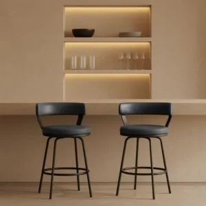 كرسي مرتفع افيون - رمادي غامق واسود