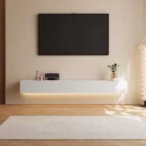 حامل تلفزيون جداري ماردين - 200 سم - اوف وايت