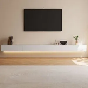 حامل تلفزيون جداري ماردين - 300 سم - اوف وايت