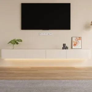 حامل تلفزيون جداري ماردينا - 220 سم - كريمي