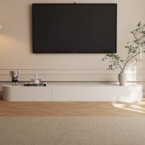 طاولة تلفزيون ماردينال - 220 سم - كريمي