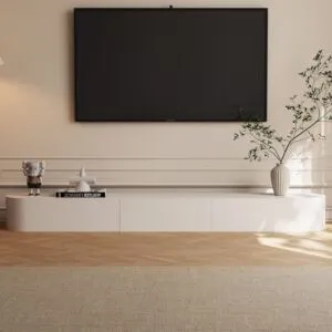 طاولة تلفزيون ماردينال - 220 سم - كريمي