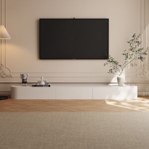 طاولة تلفزيون ماردينال - 240 سم - كريمي