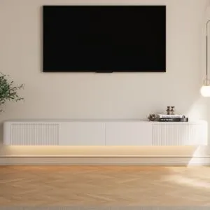 حامل تلفزيون جداري مارسيل - 200 سم - كريمي