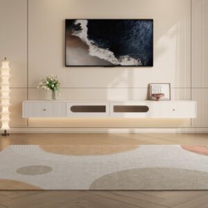 حامل تلفزيون جداري مارلي - 240 سم - كريمي