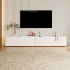 طاولة تلفزيون تايلا - كريمي