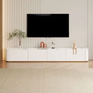 طاولة تلفزيون تايلا - كريمي