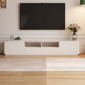 طاولة تلفزيون بينار 240 سم - كريمي