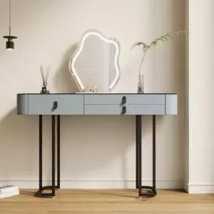 تسريحة مع مرآة بيلا 120 سم - رمادي واسود